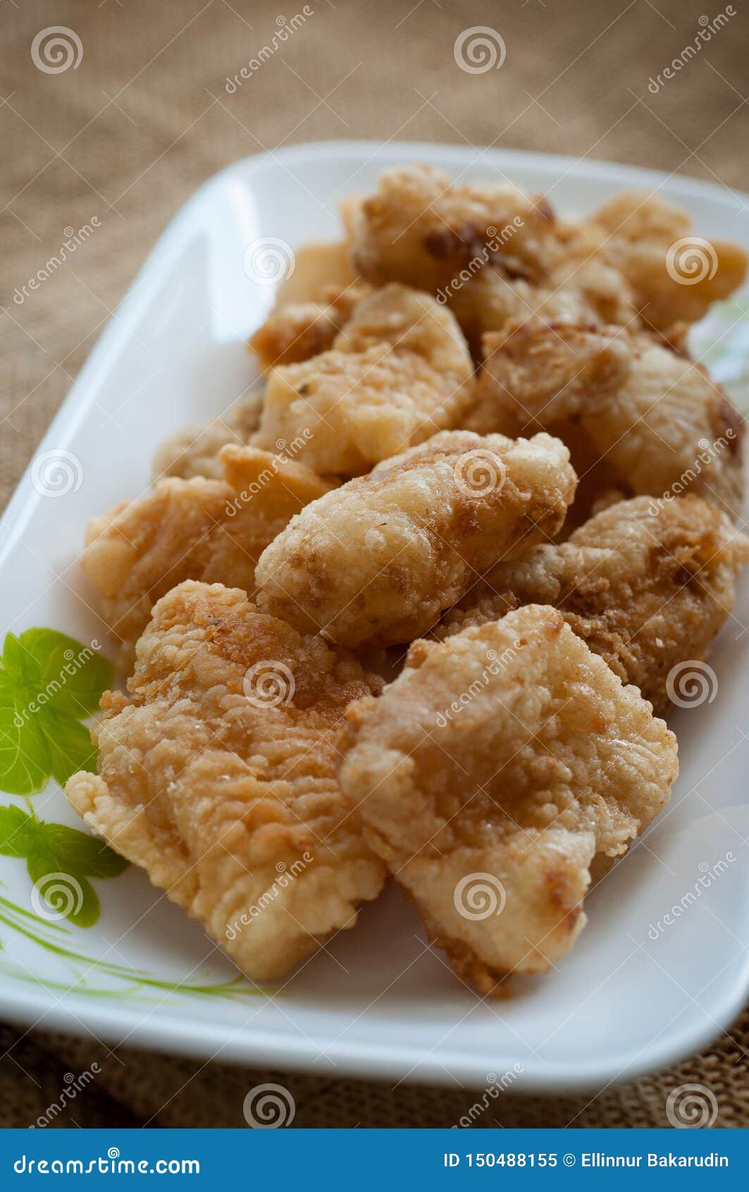 Malaysian Style Battered And Deep Fried Dory Fish Cubes