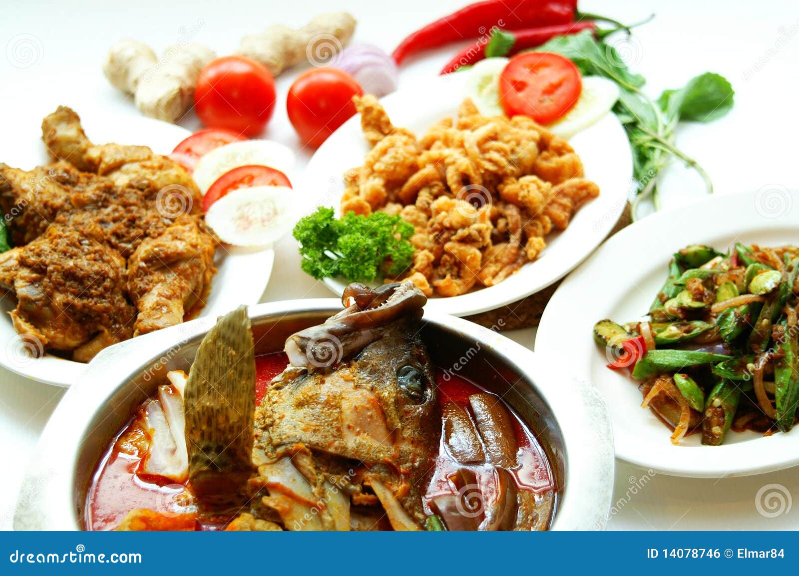 Malaysische Teller stockfoto. Bild von getränk, köstlich 14078746