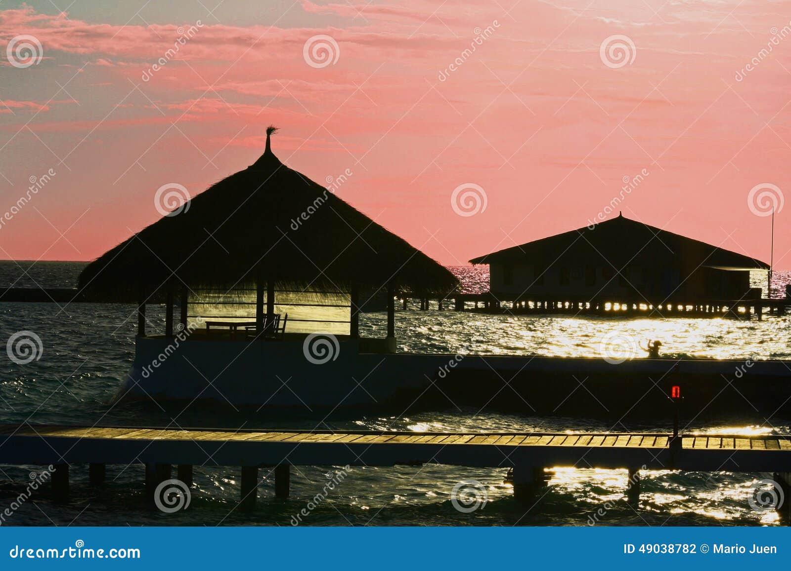 maldives sundown