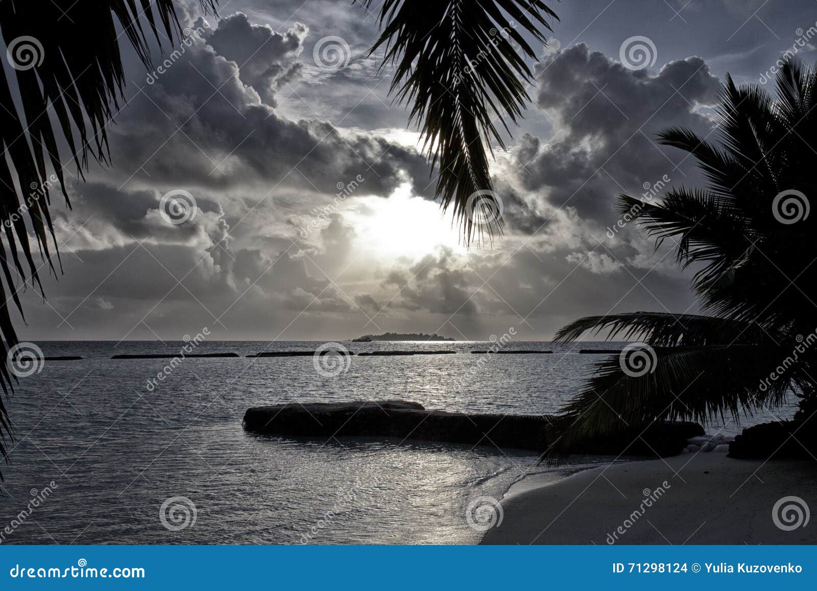 maldivian sunset