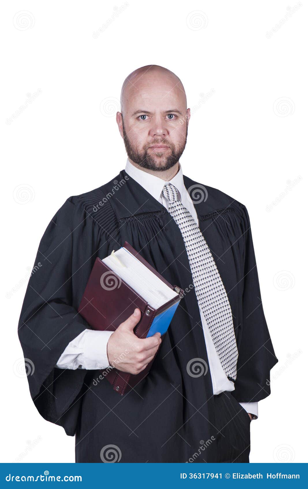Male attorney in robe stock image. Image of solicitor 36317941