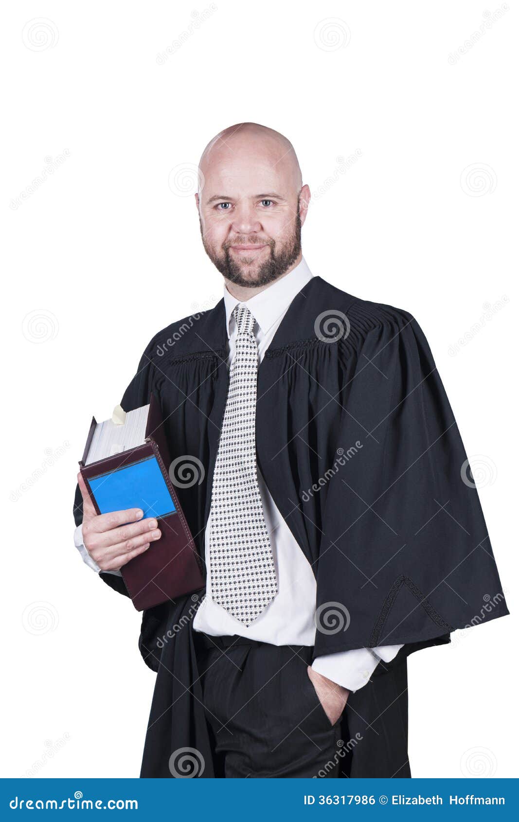Male attorney in robe stock photo. Image of advise, legal 36317986