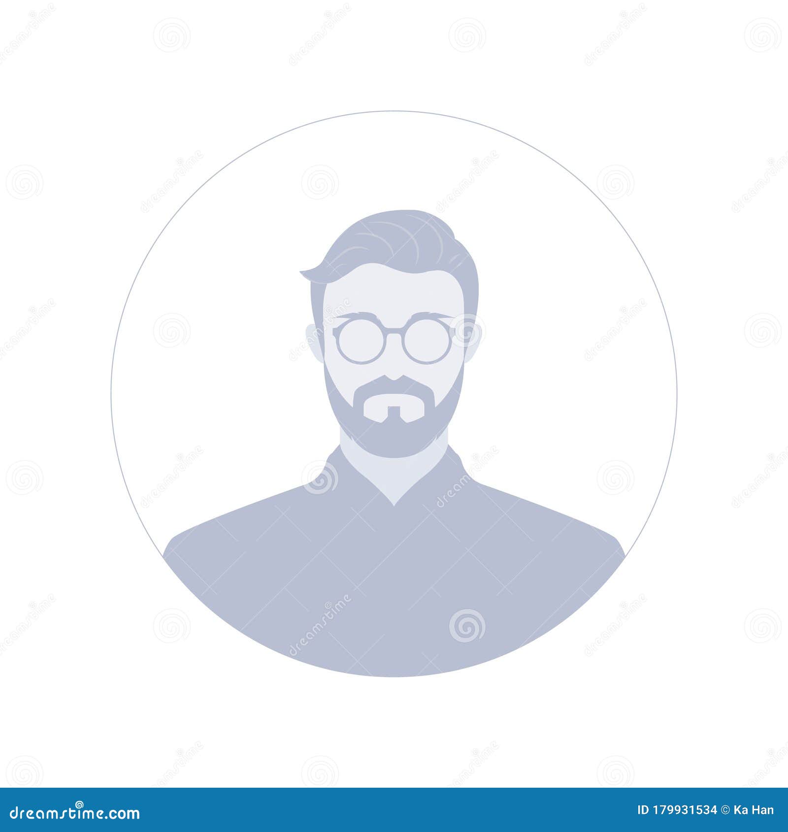 Businessman Icon Image, Male Avatar Profile Vector with Glasses and Beard  Hairstyle Stock Vector - Illustration of avatar, male: 179728610