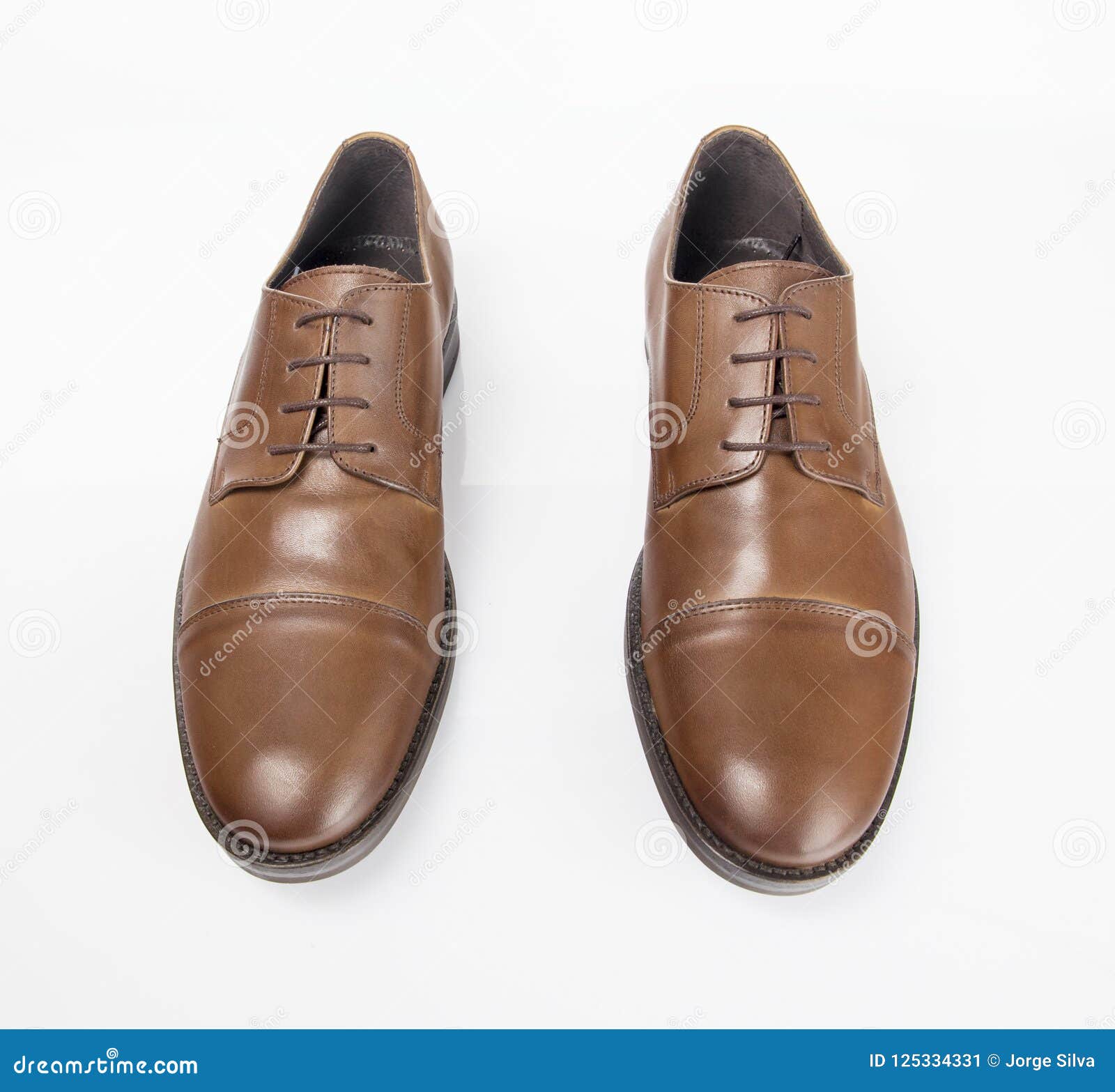 Male Brown Shoes Leather, Footwear. Stock Image - Image of elegant ...