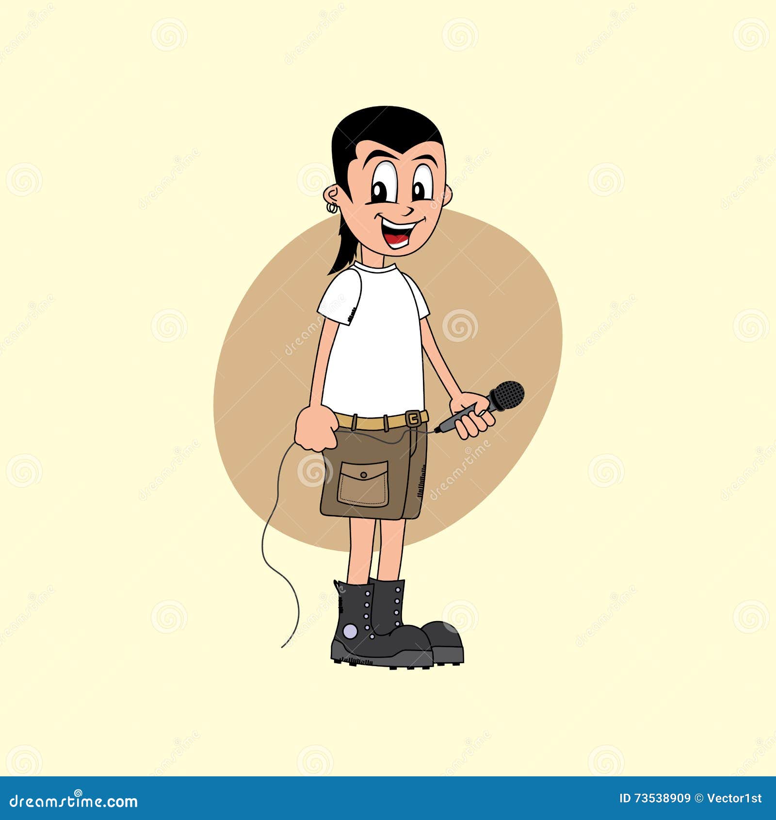 Male Cartoon Character Singer Music Band Stock Vector - Illustration of cartoon, singer: 73538909 Male Cartoon Character Singer Music Band Stock Vector - Illustration of cartoon, singer: 73538909