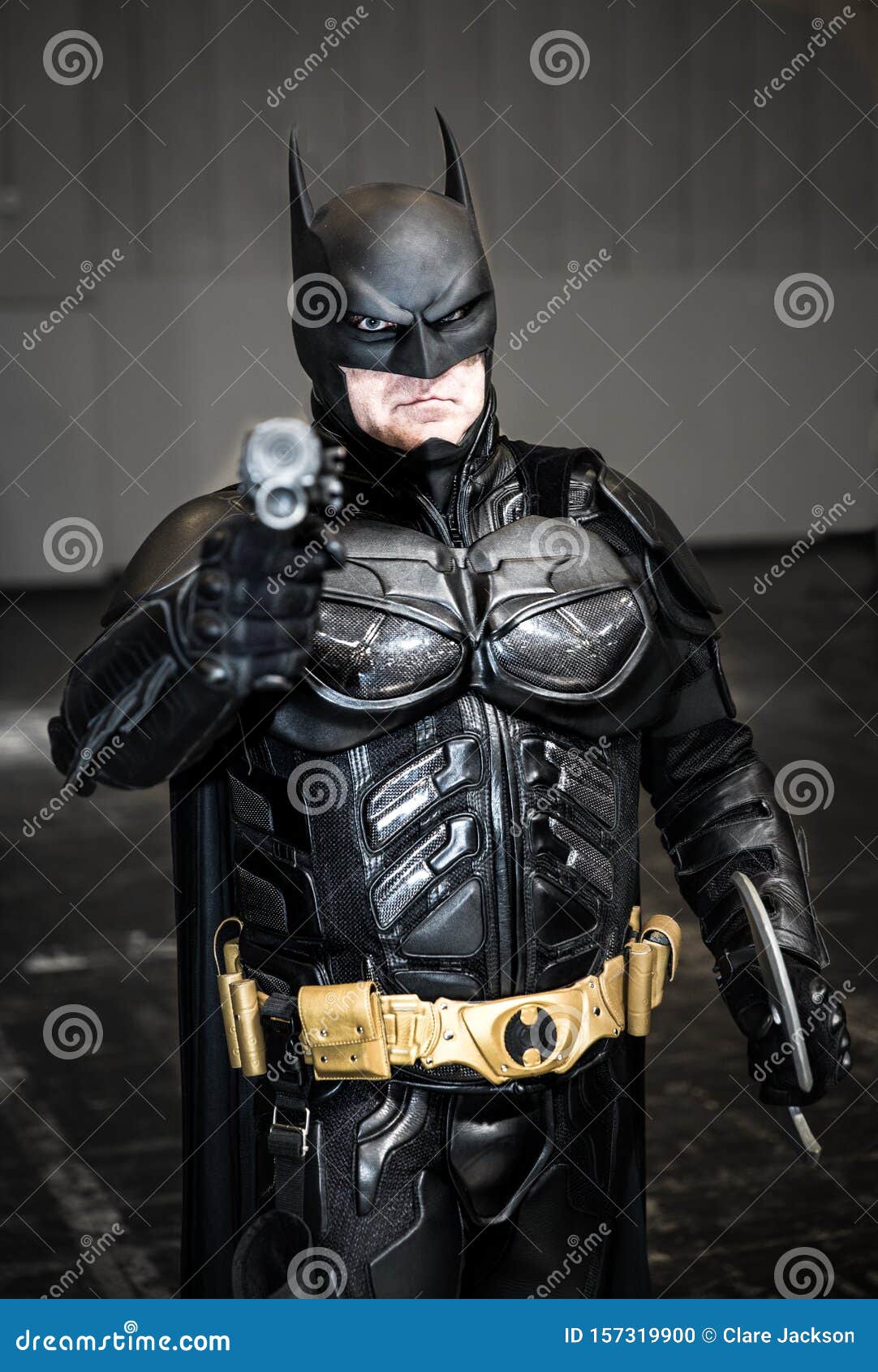 Male Cosplay as Batman editorial image. Image of entertainment - 157319900
