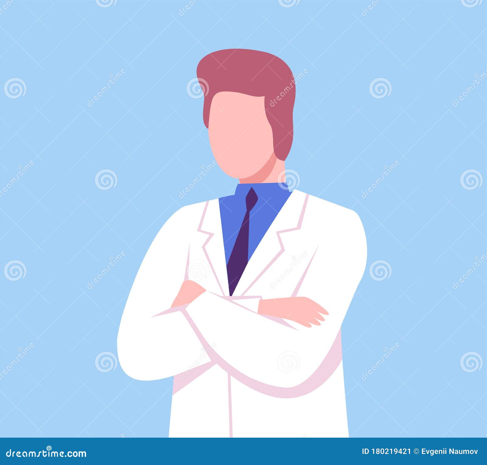 Male Doctor Character Sitting at Desk, Medical Staff Cartoon Vector ...