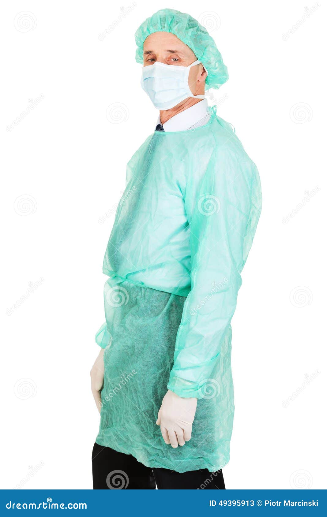 Male Doctor with Protective Clothes Stock Image Image of hospital