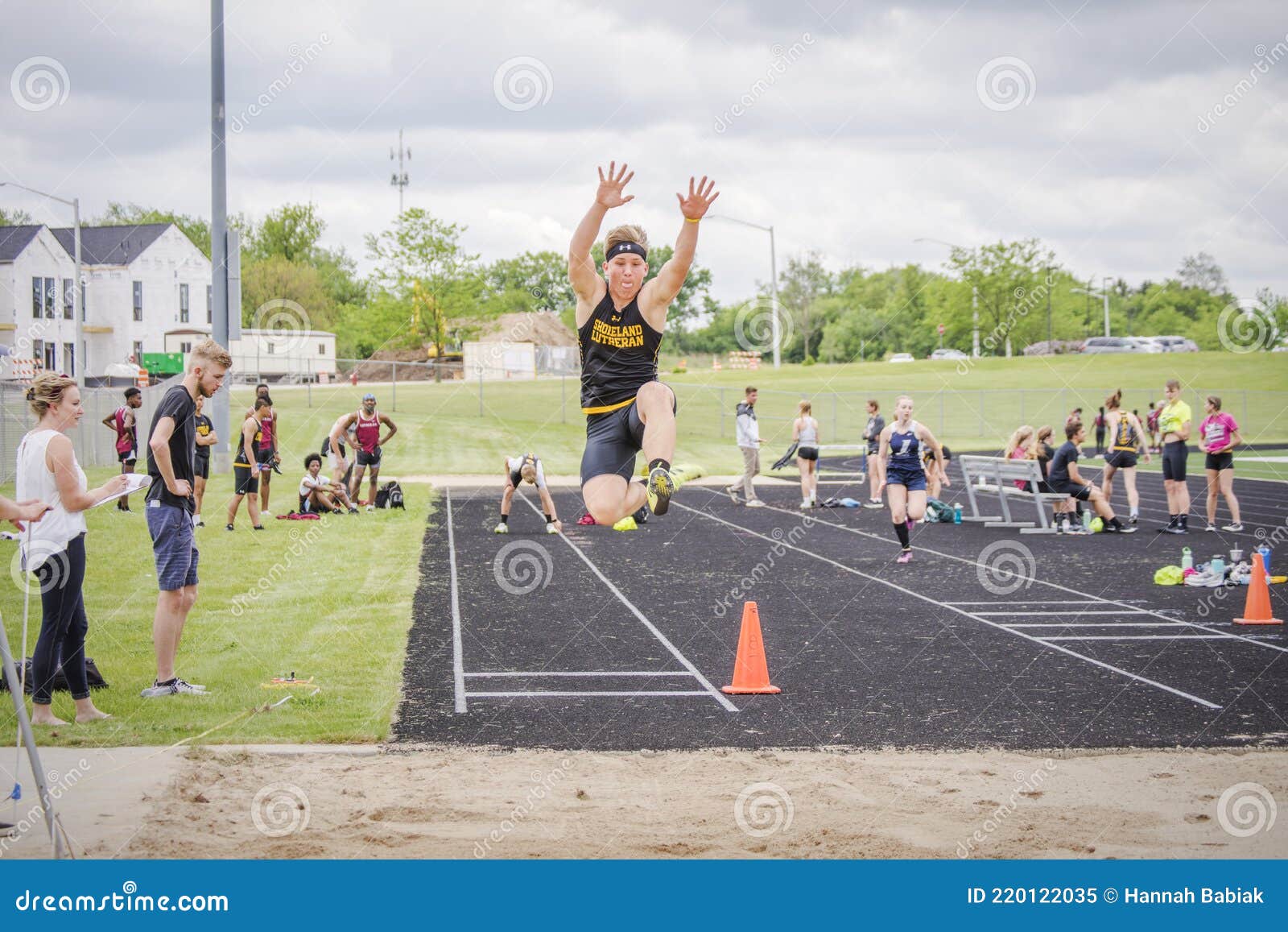 Triple Jump At High School Track Meet Editorial Image Image Of Track triple-jump-at-high-school-track-meet-editorial-image-image-of-track