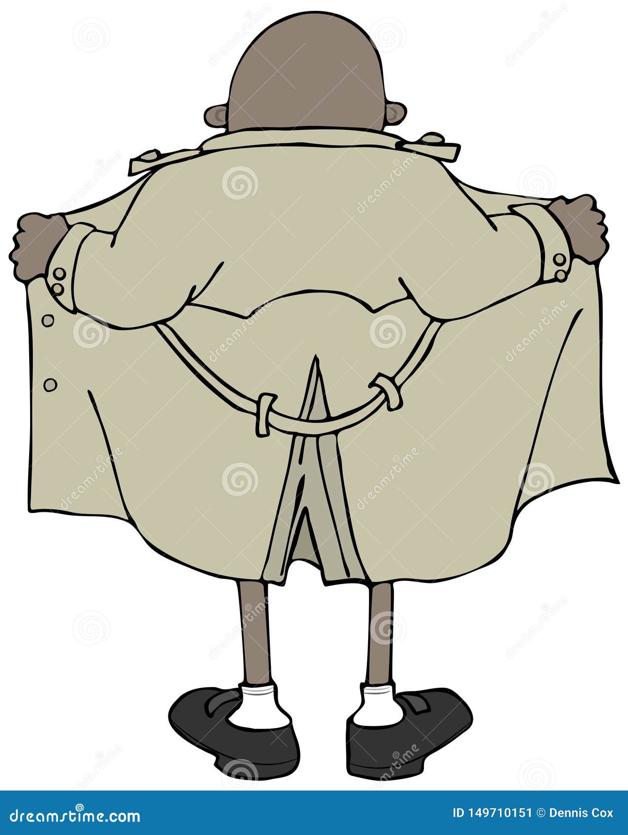 Trench Coat Vector Icon Isolated On Transparent Background, Line ...