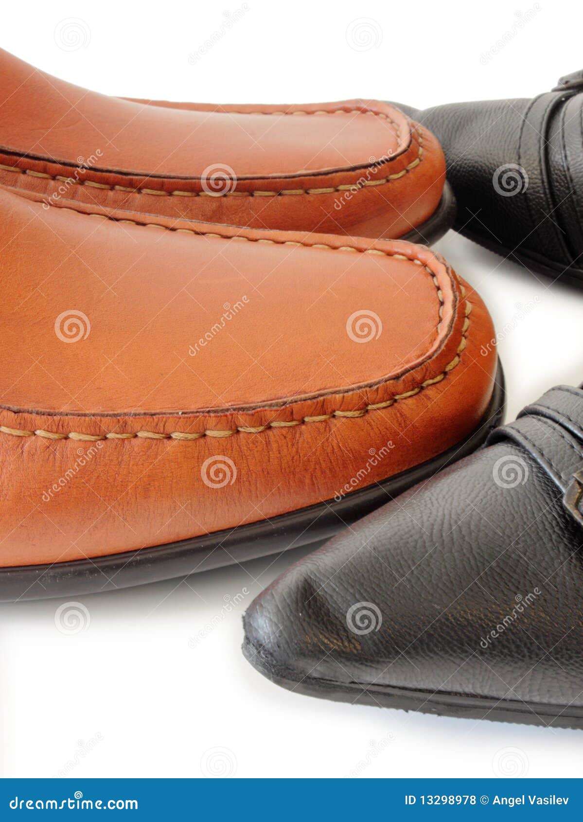 Male and female shoes. stock photo. Image of adult, couple - 13298978