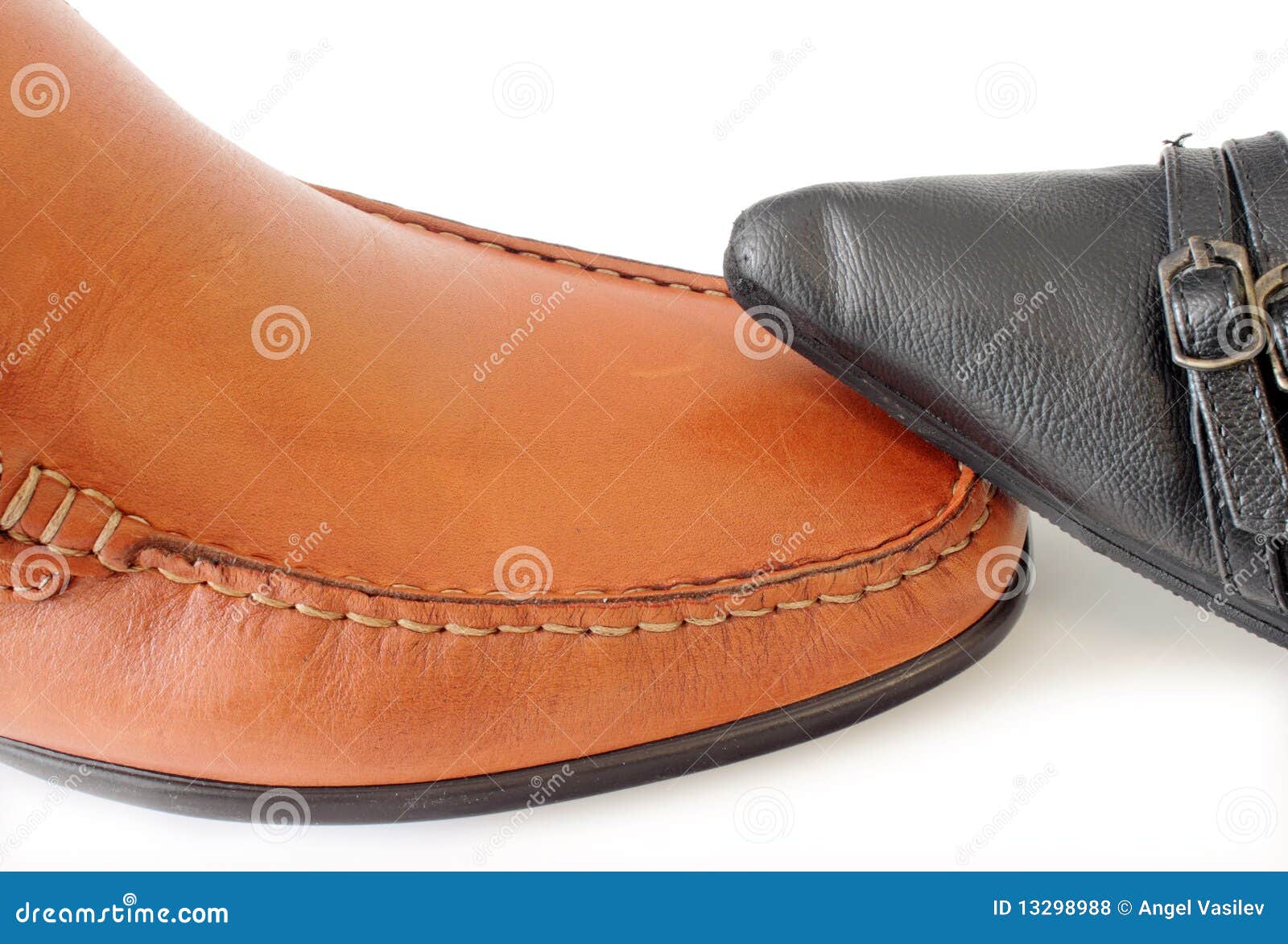 Male and female shoes. stock photo. Image of business - 13298988