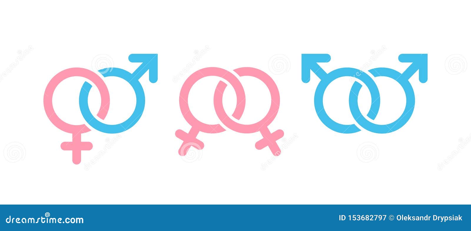 Male And Female Symbol Combination Gender And Sexual