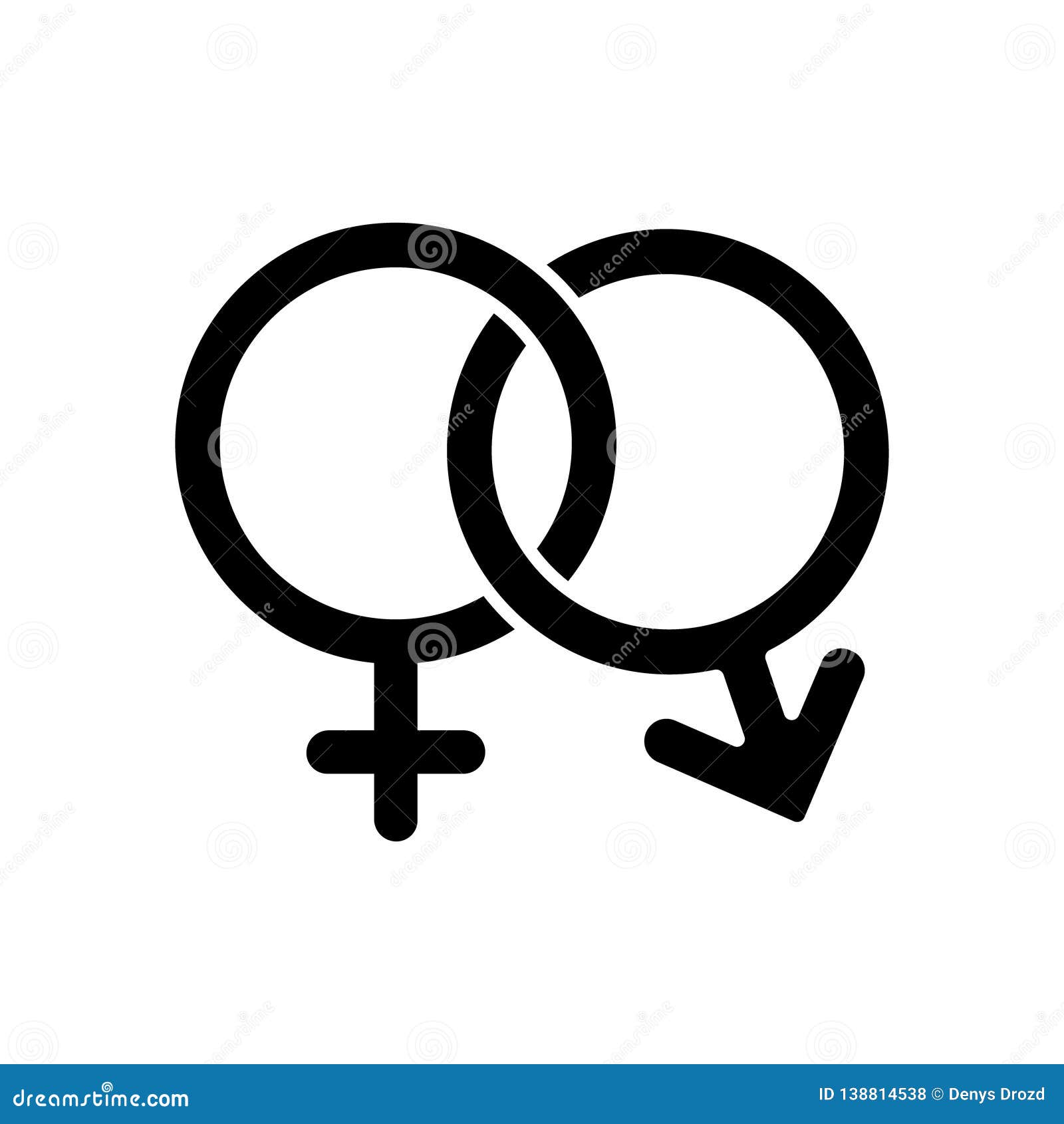 Male And Female Symbol Icon Vector Illustration Stock Vector