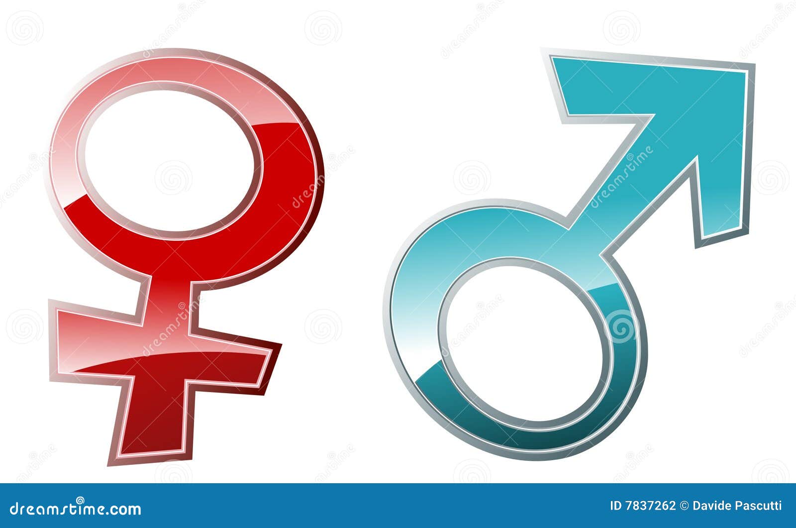 Male And Female Symbols (vector) Stock Vector - Illustration of