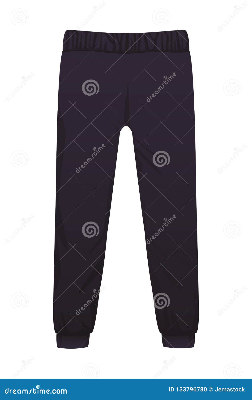 Male fitness pants stock vector. Illustration of sport - 133796780