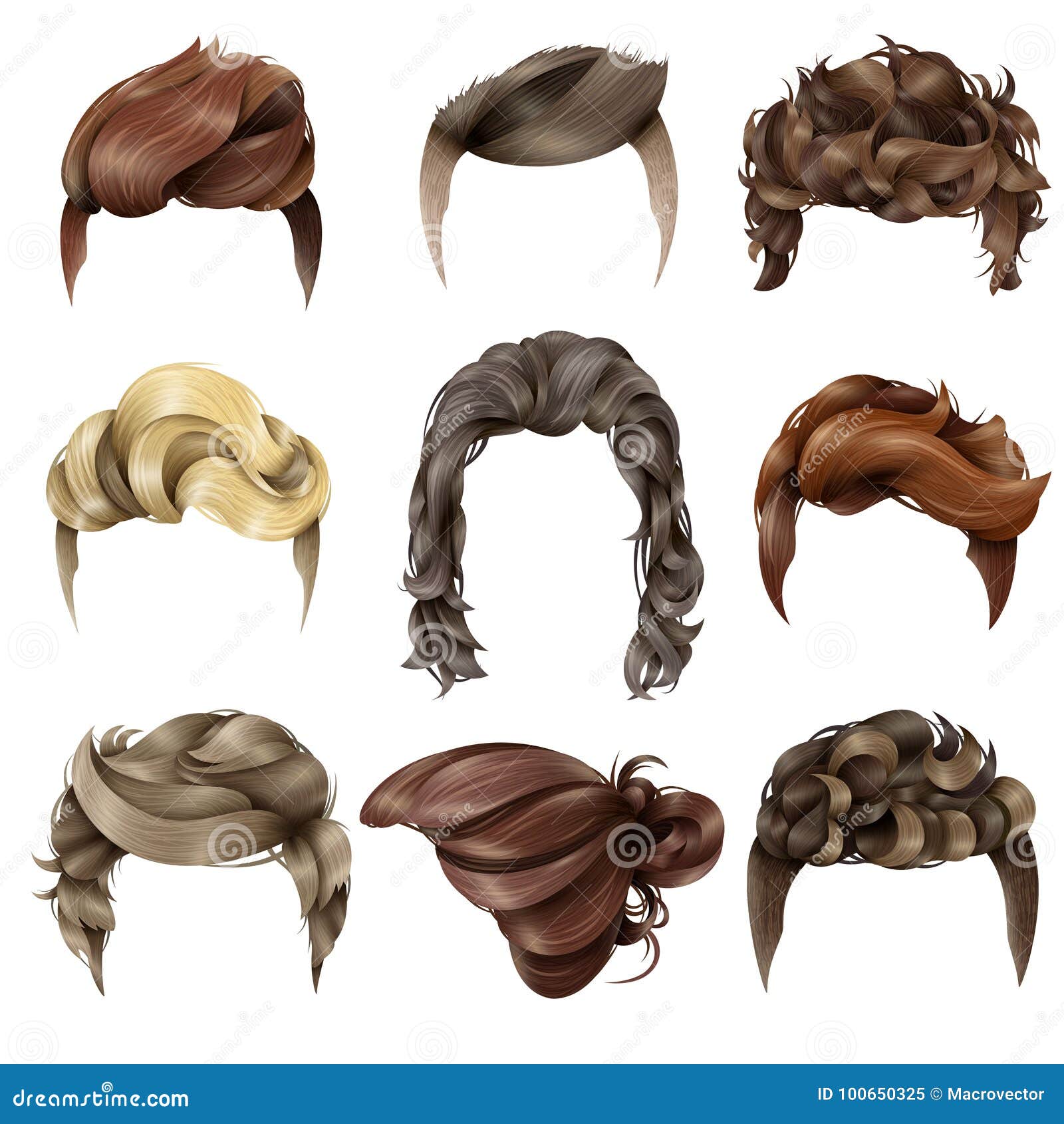 Male Hairdo Realistic Collection Stock Vector - Illustration of hairstyle, design: 100650325 Male Hairdo Realistic Collection Stock Vector - Illustration of hairstyle, design: 100650325