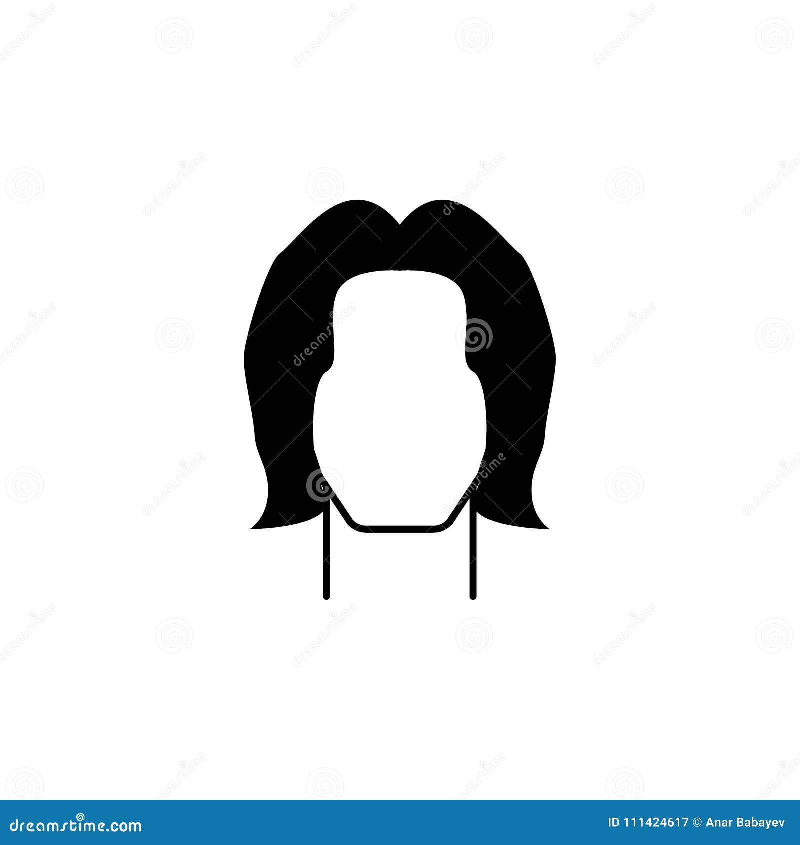 Male Hairstyle Icon Element Hairstyles Icon Premium Quality