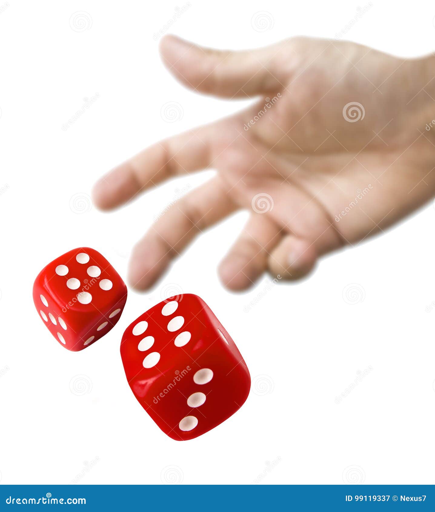 Male hand rolling red dice stock image. Image of white - 99119337