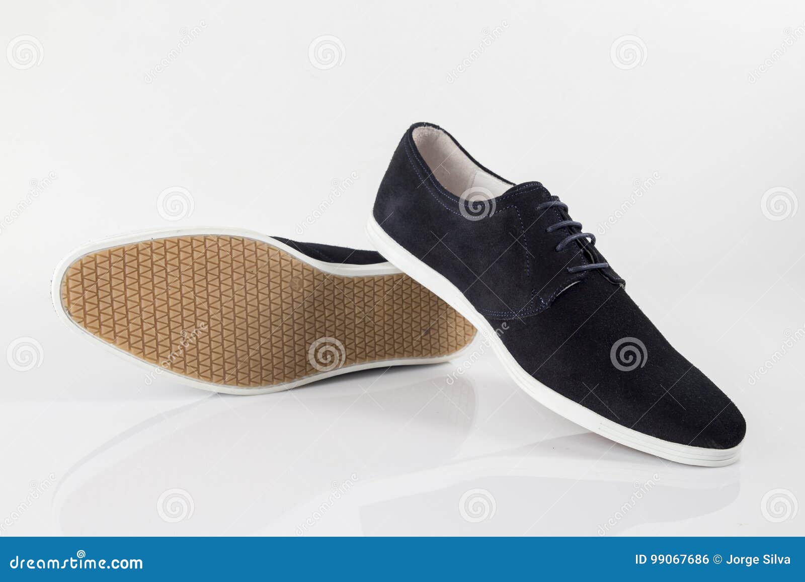 Male Leather Shoe, Top View. Stock Photo - Image of luxury, glamour ...