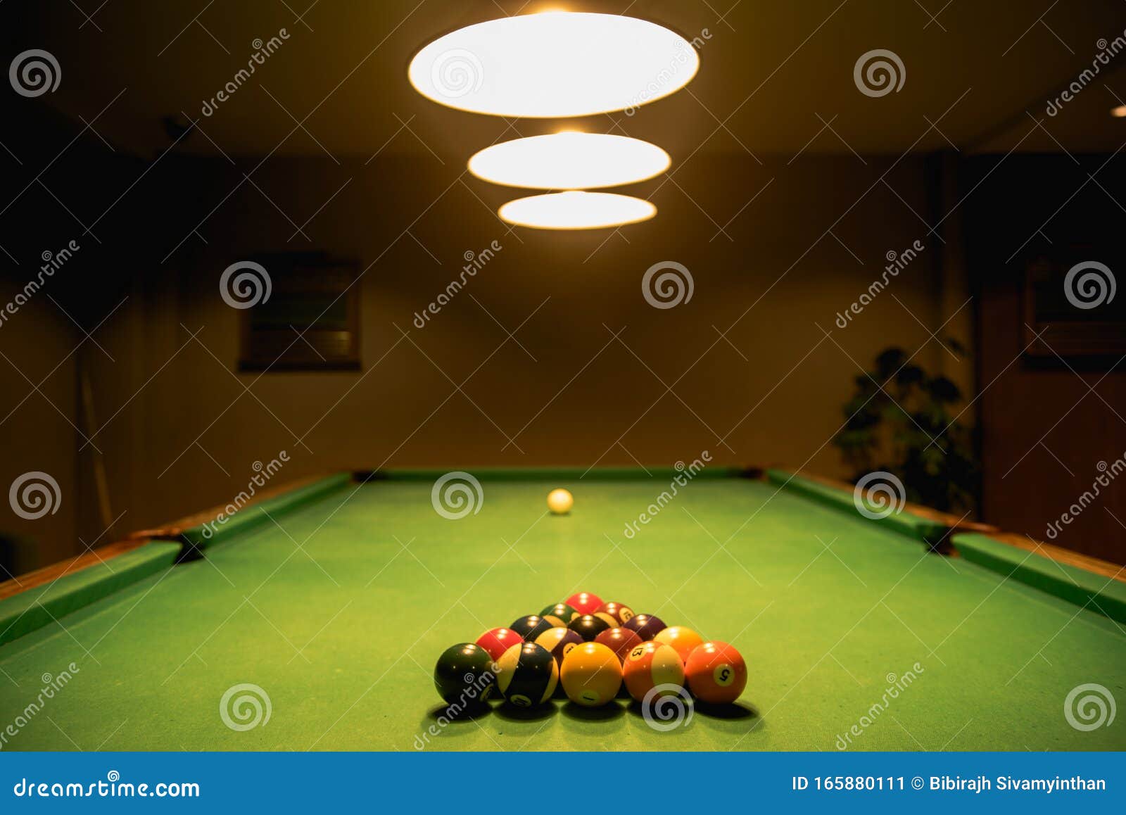 pool balls set up pool balls set up