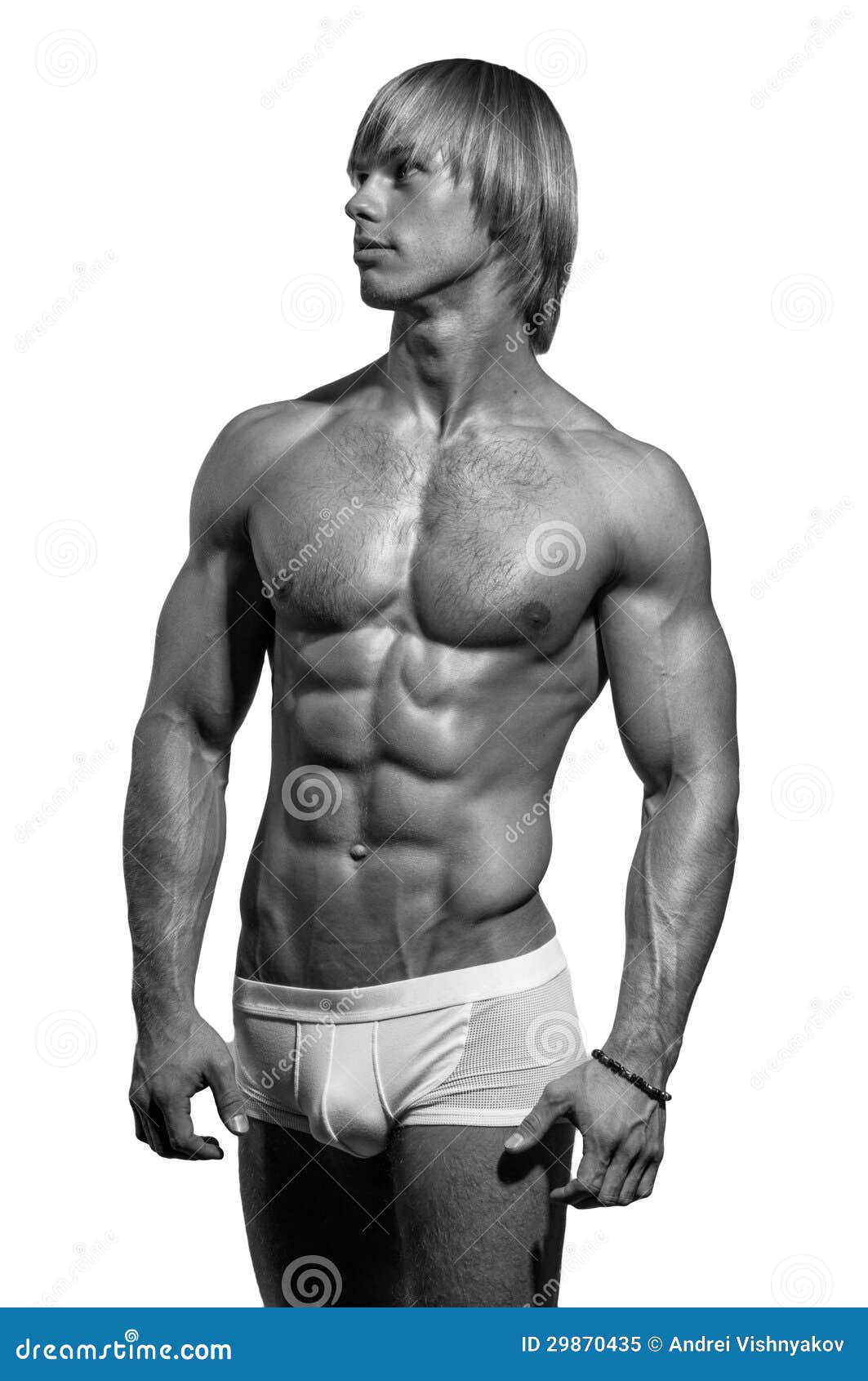Handsome Guy Model Underwear Posing On Stock Photo 1547571704