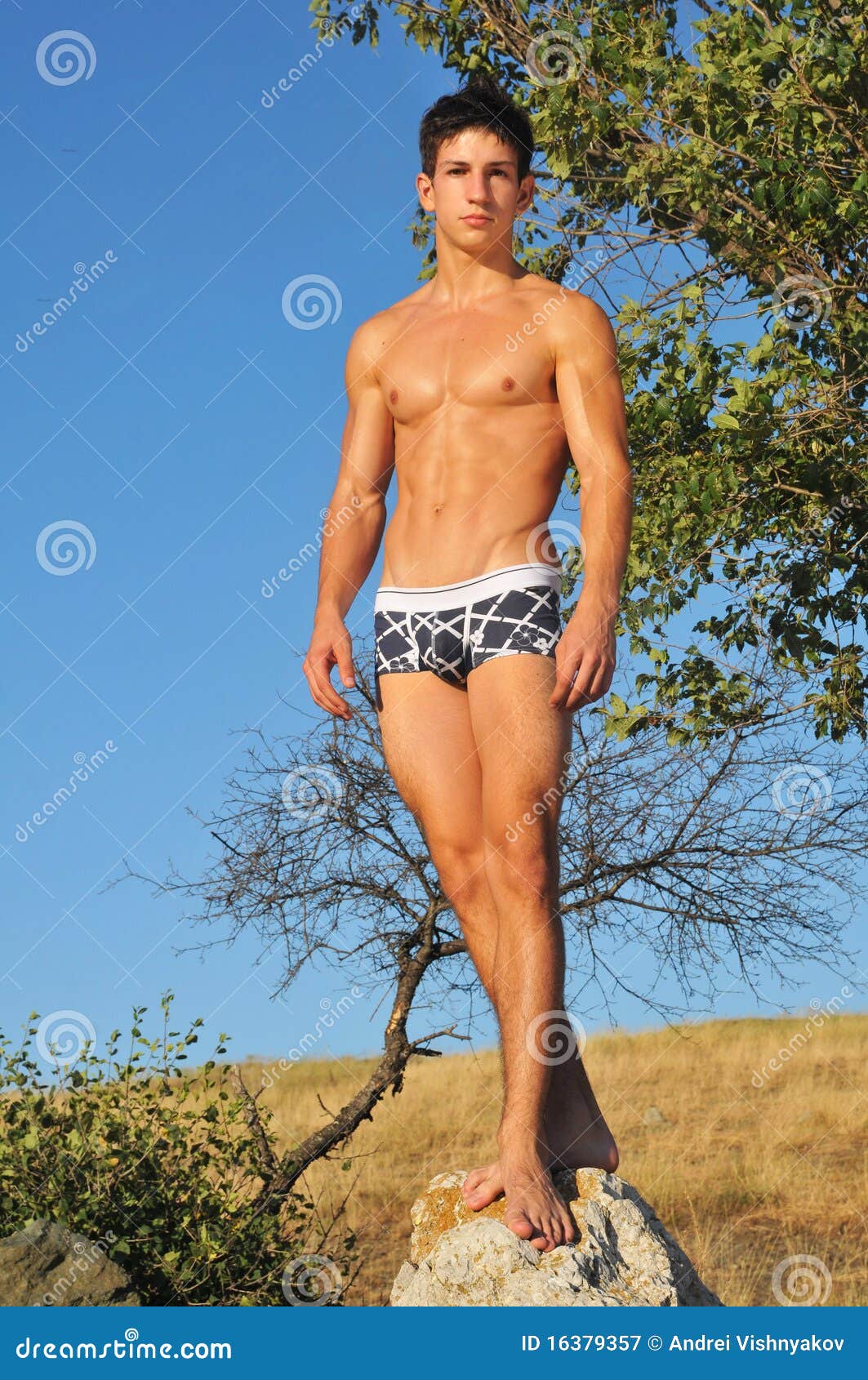 Male modeling underwear stock image. Image of bodybuilder - 16379357