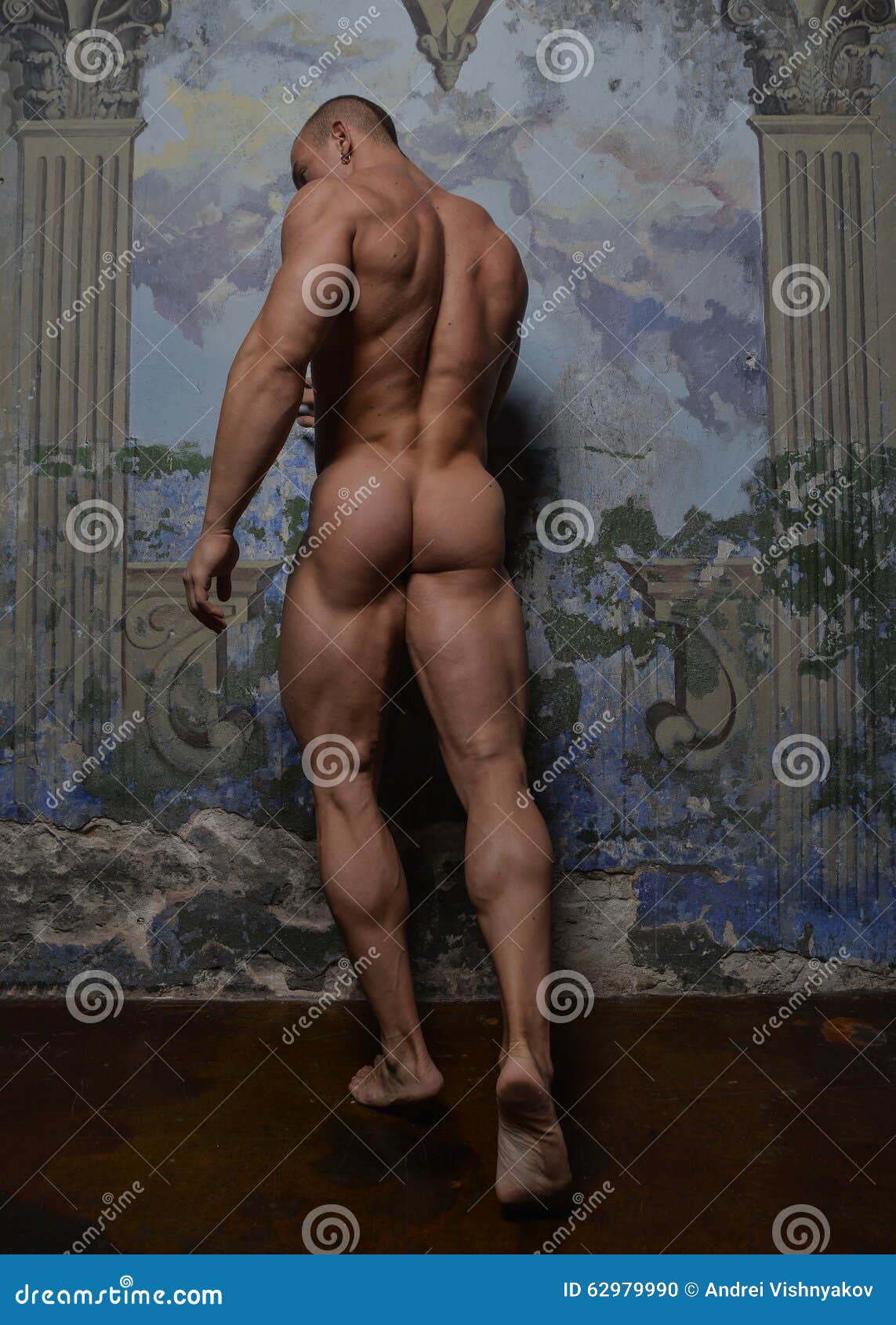 Male Model Naked Posing