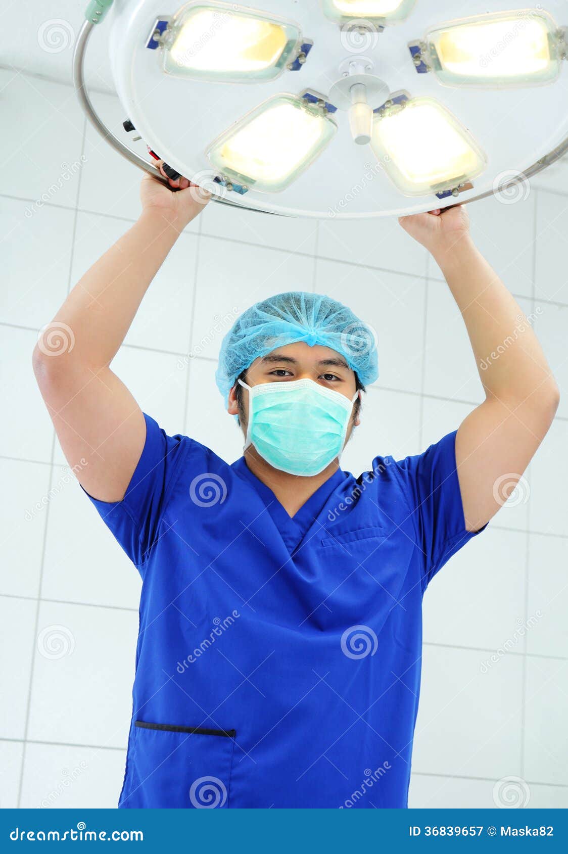 Male Nurse stock image. Image of professional, male, asian 36839657