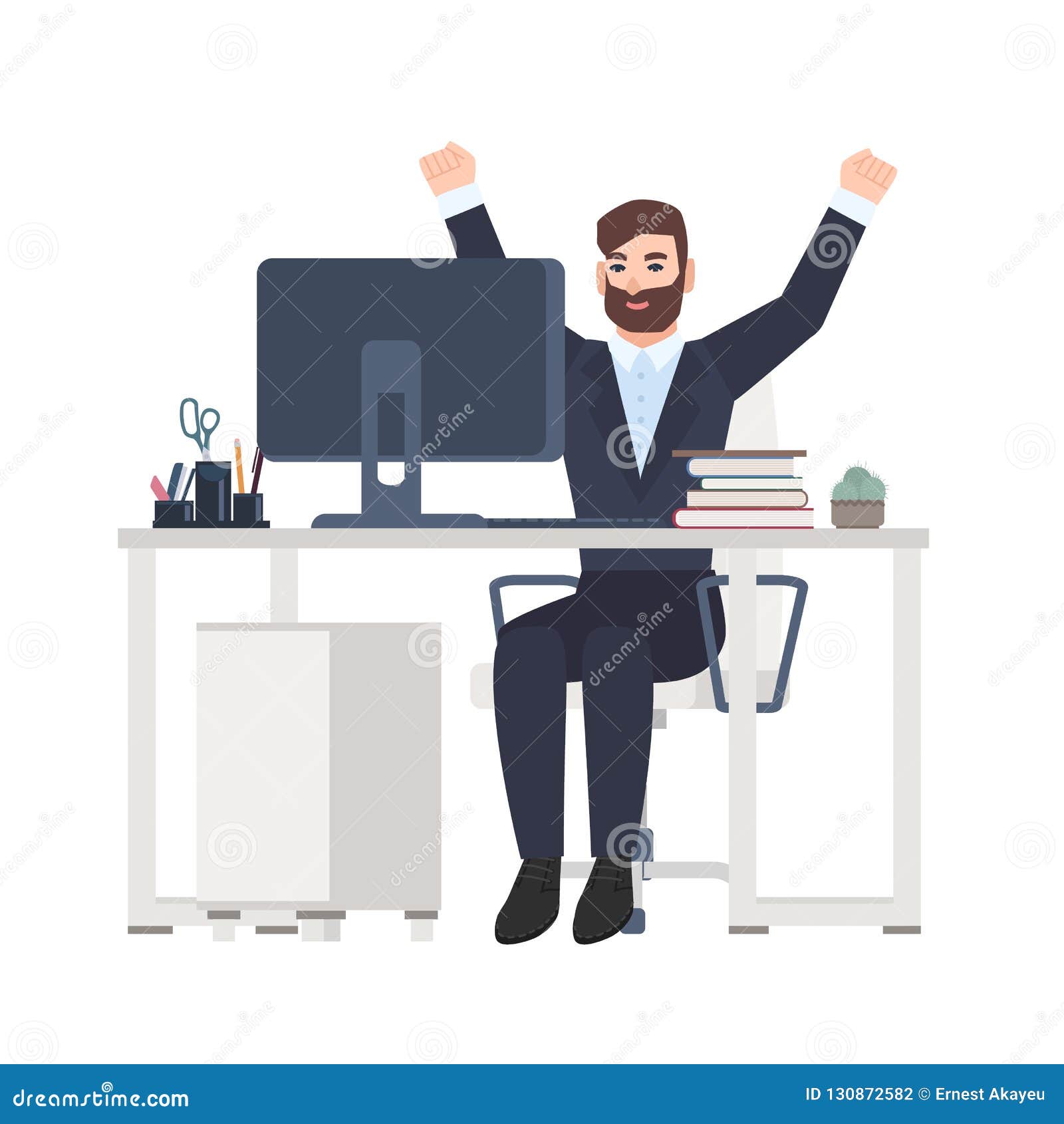 Funny Office Worker Desk Stock Illustrations – 850 Funny Office Worker Desk  Stock Illustrations, Vectors & Clipart - Dreamstime