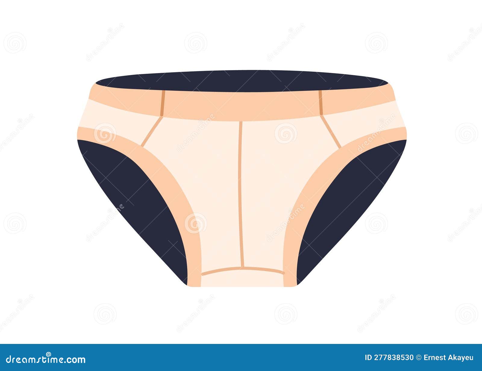 Male Panties, Underwear. Men Pants, Briefs Model. Modern Mens Underclothing,  Underpants with Elastic Waistband Stock Vector - Illustration of style,  swimwear: 277838530