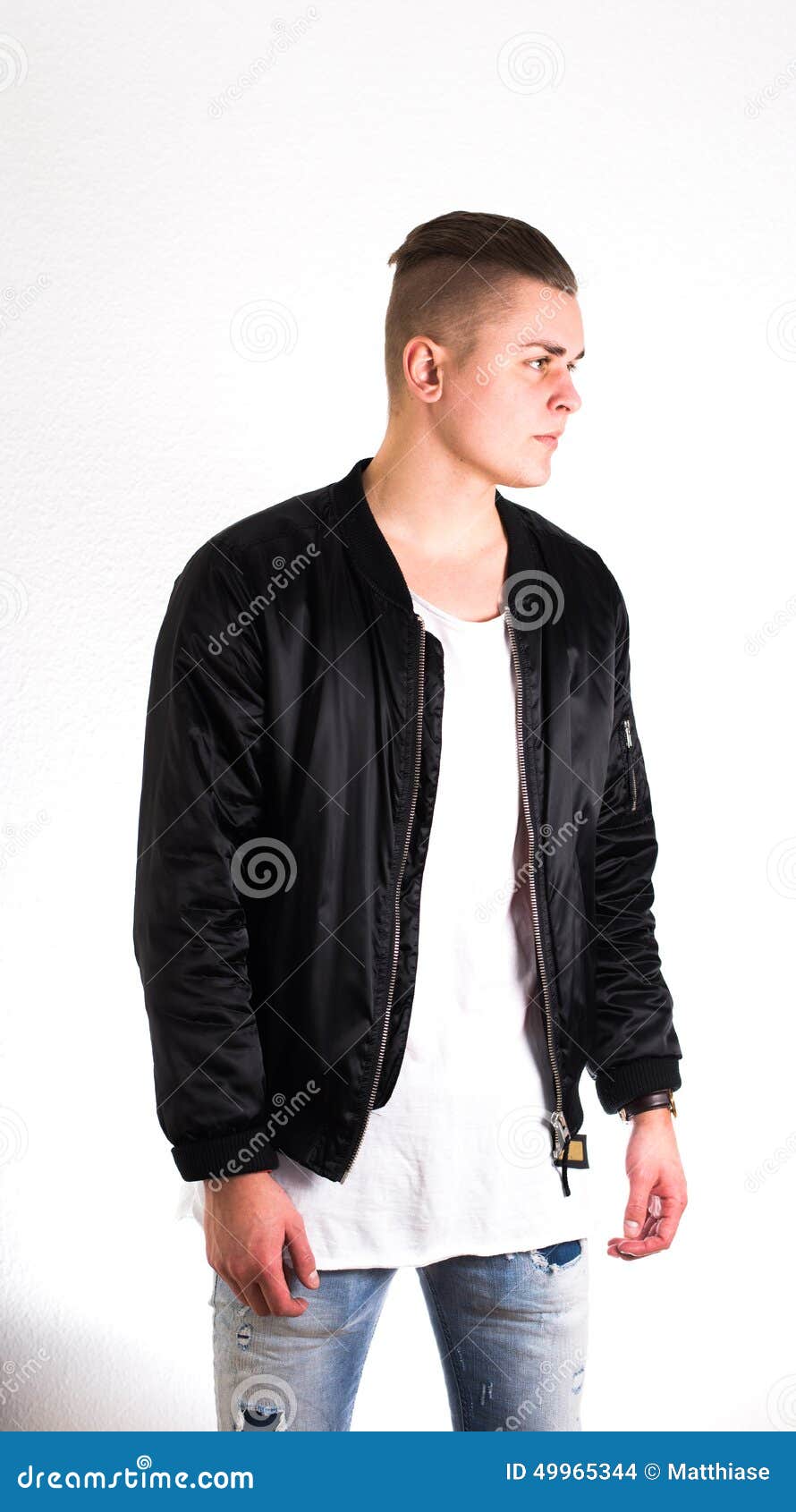 Male portrait in jacket stock photo. Image of young, background - 49965344