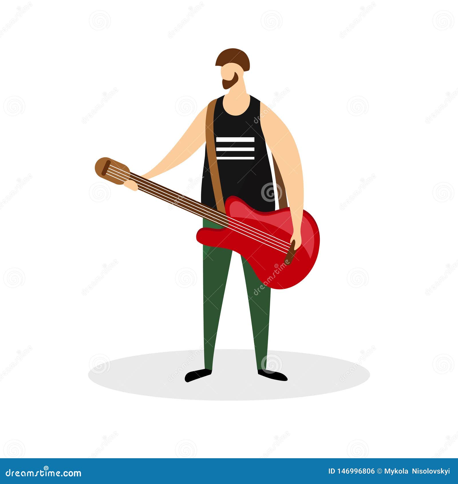 male rock musician character, guitarist, virtuoso.