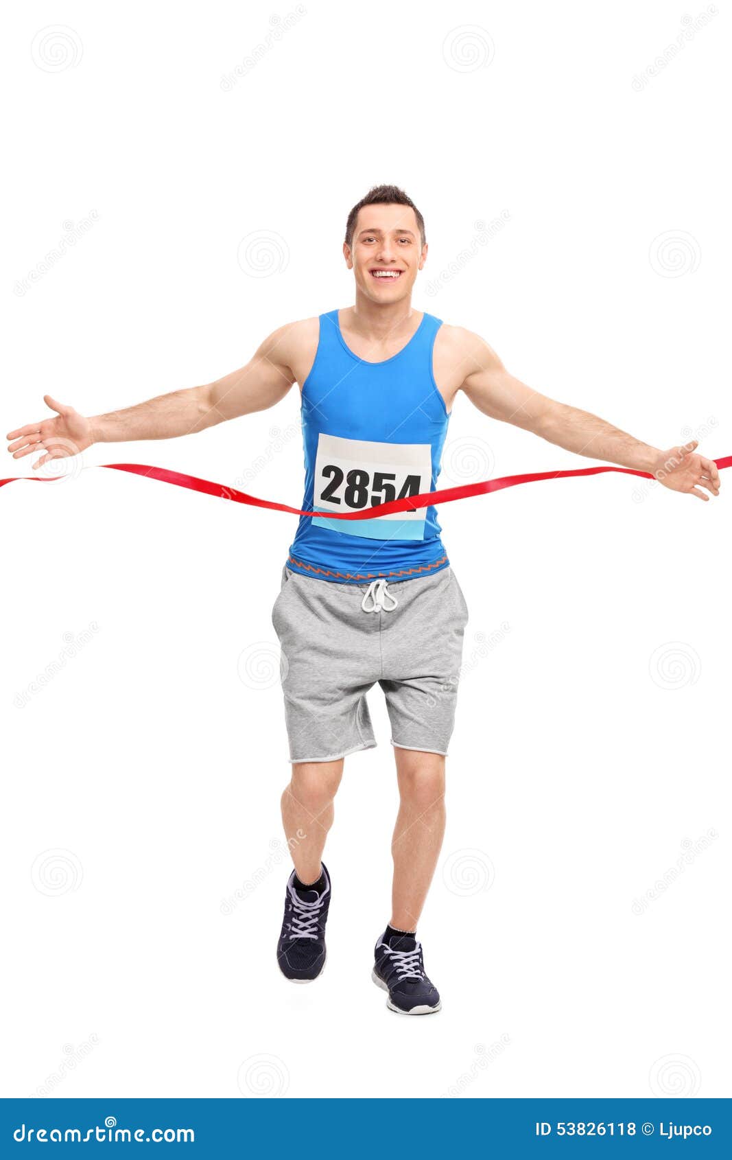 runner line runner crossing the finish line stock photo image 53826118 runner line runner crossing the finish line stock photo image 53826118