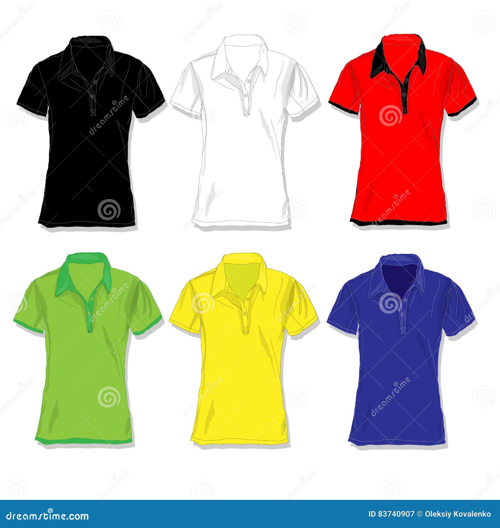 Male Shirt Illustration. Clothes Collection Stock Vector - Illustration of apparel, clothes ...