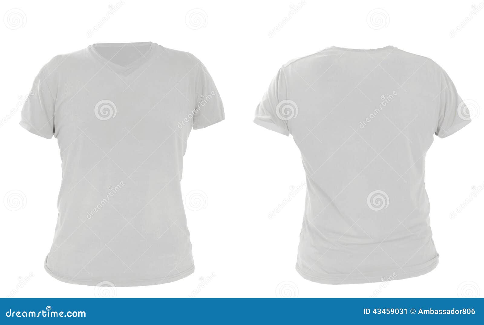 Download Male Shirt Template, Gray, Front And Back Design Stock ...