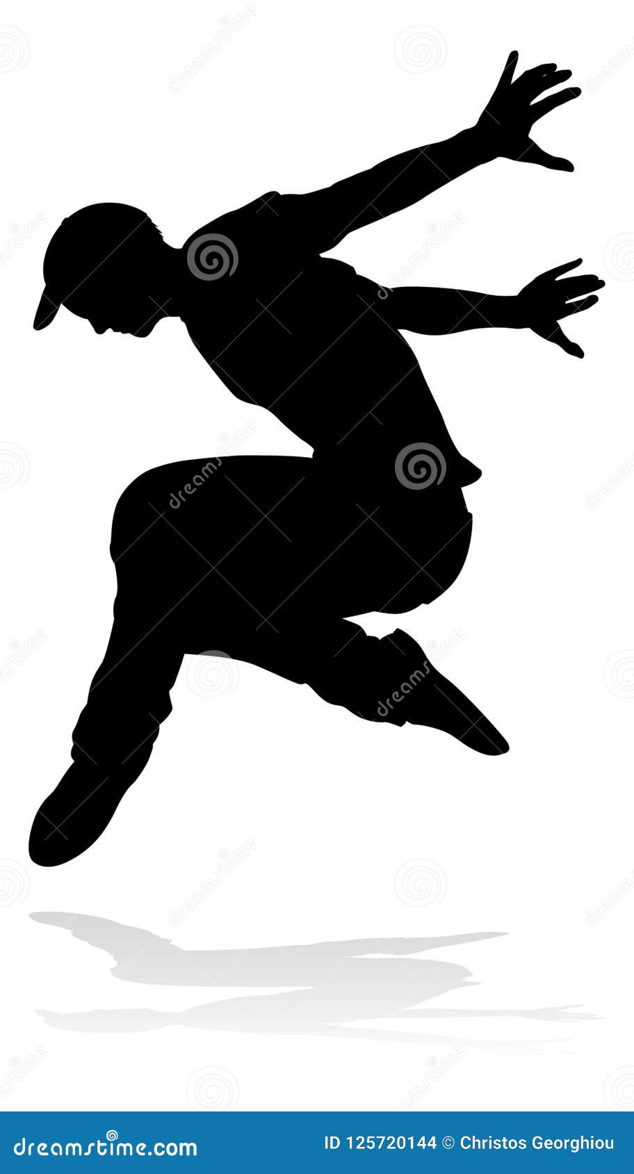 street dance dancer silhouette