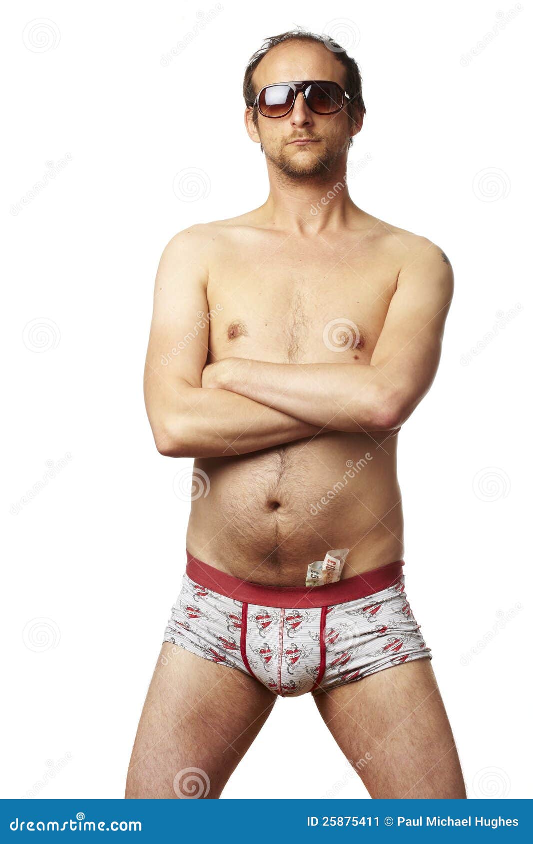 Male stripper in underwear stock image image photo
