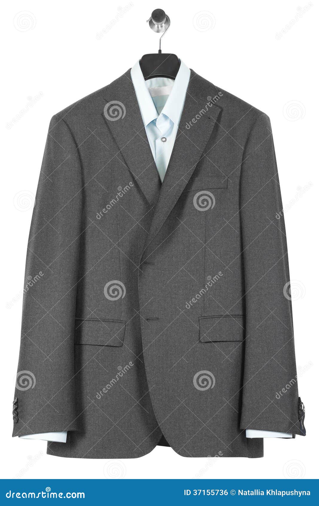 Male Suit Isolated on the White Stock Photo - Image of isolated ...