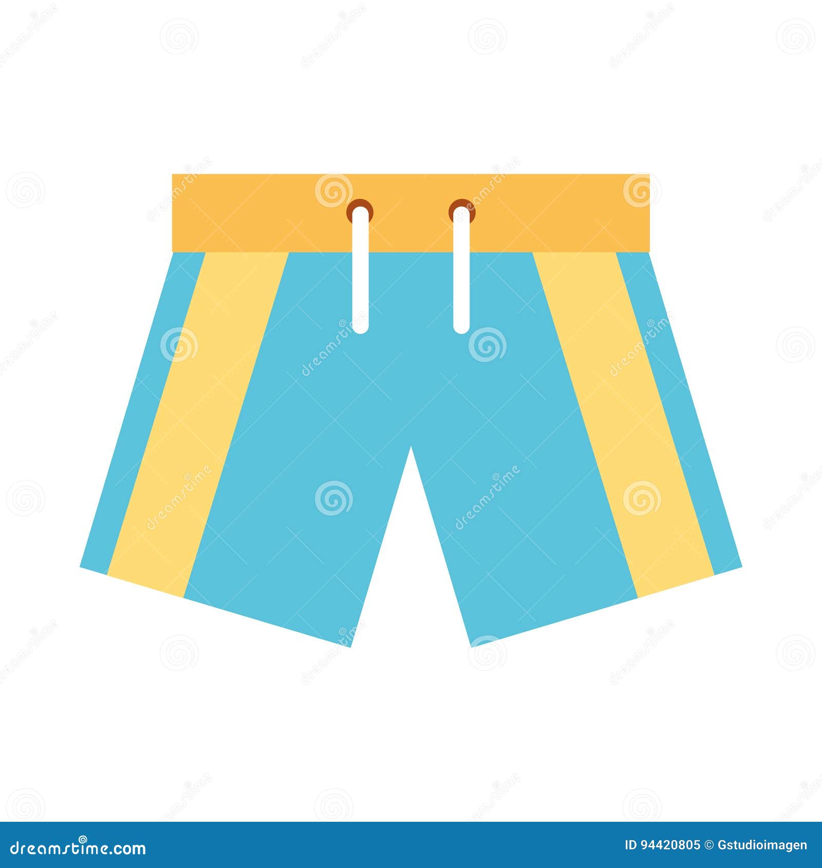 Male Swimwear Isolated Icon Stock Vector - Illustration of simple, icon ...