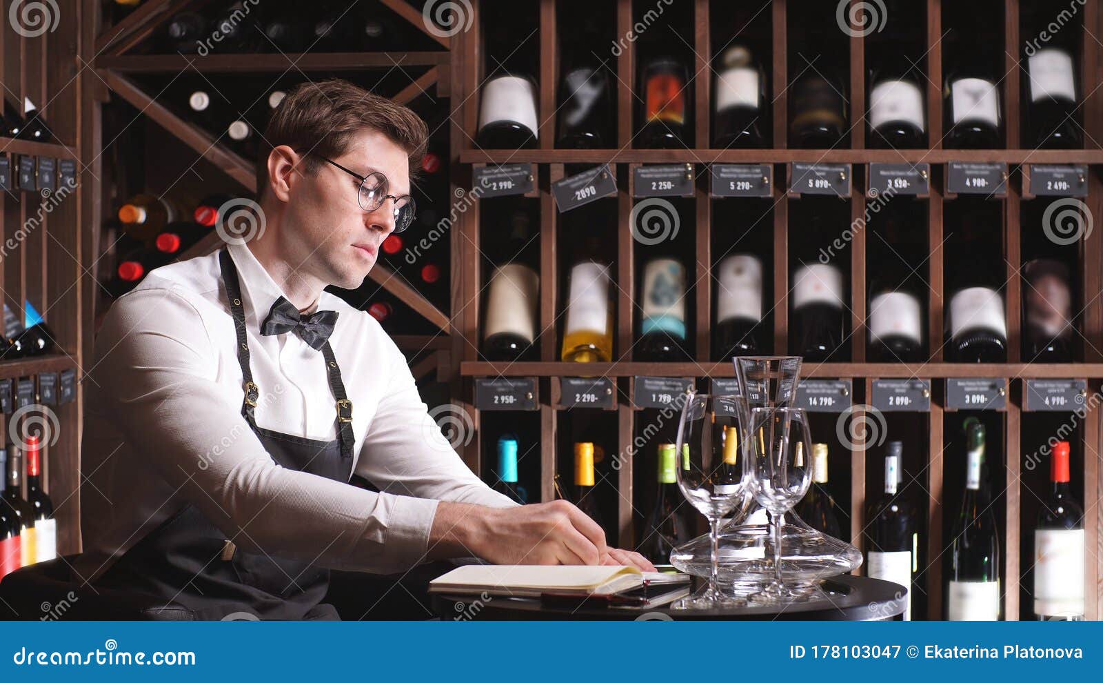 working as a wine steward