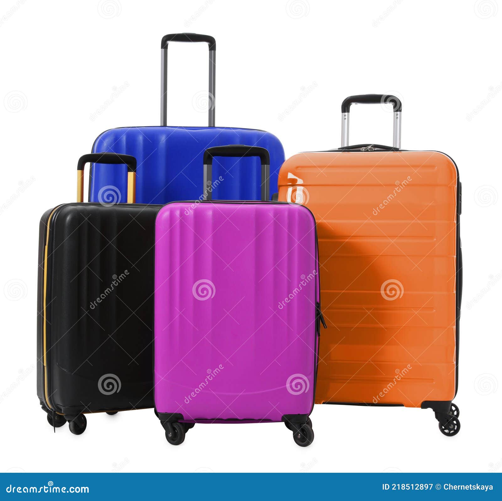 Modernas Viajar Sobre Fondo Blanco Imagen de archivo - Imagen de maleta, objeto: 218512897