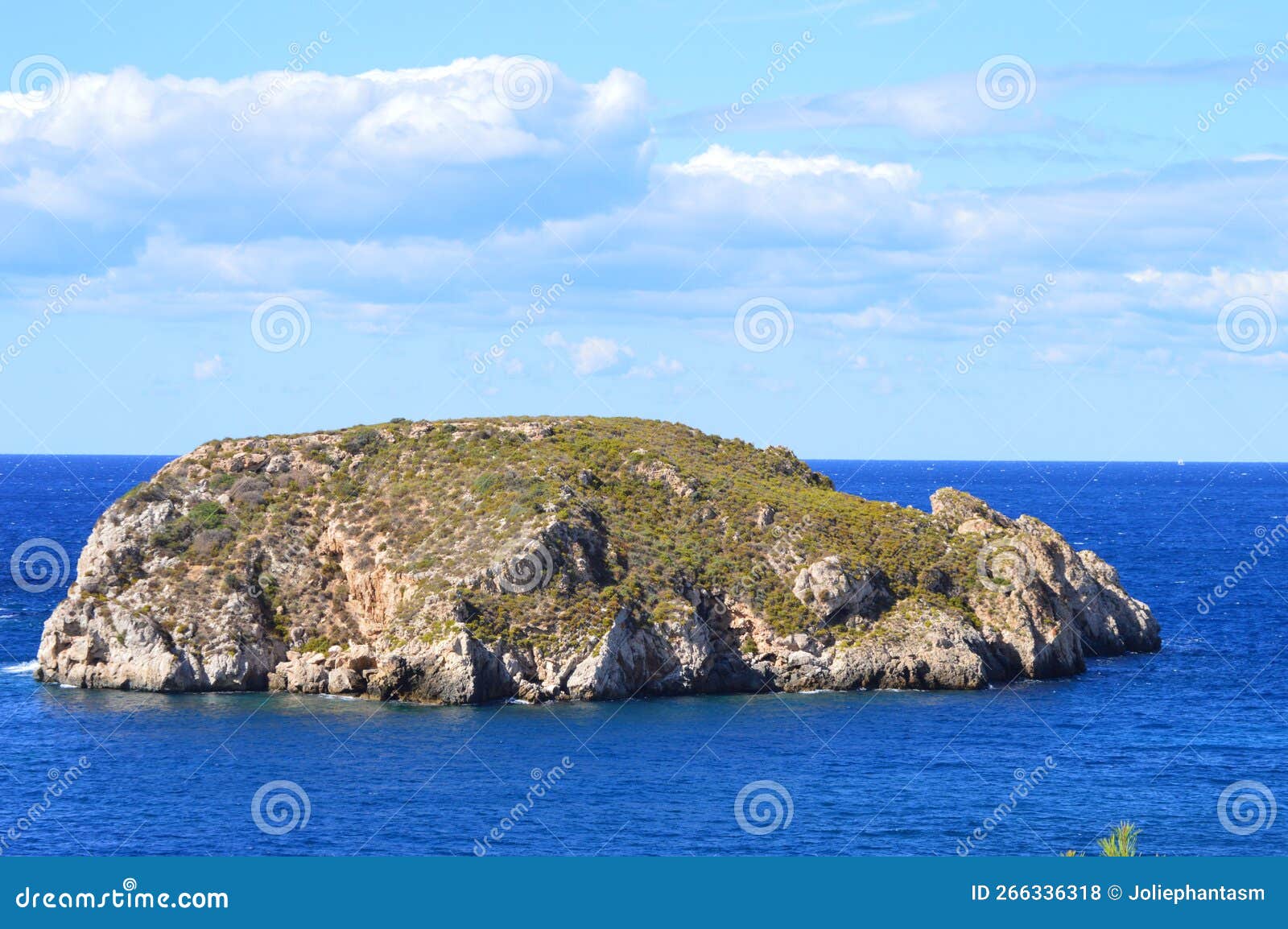 malgrats islands from mallorca, surrounded by the mediterranean sea