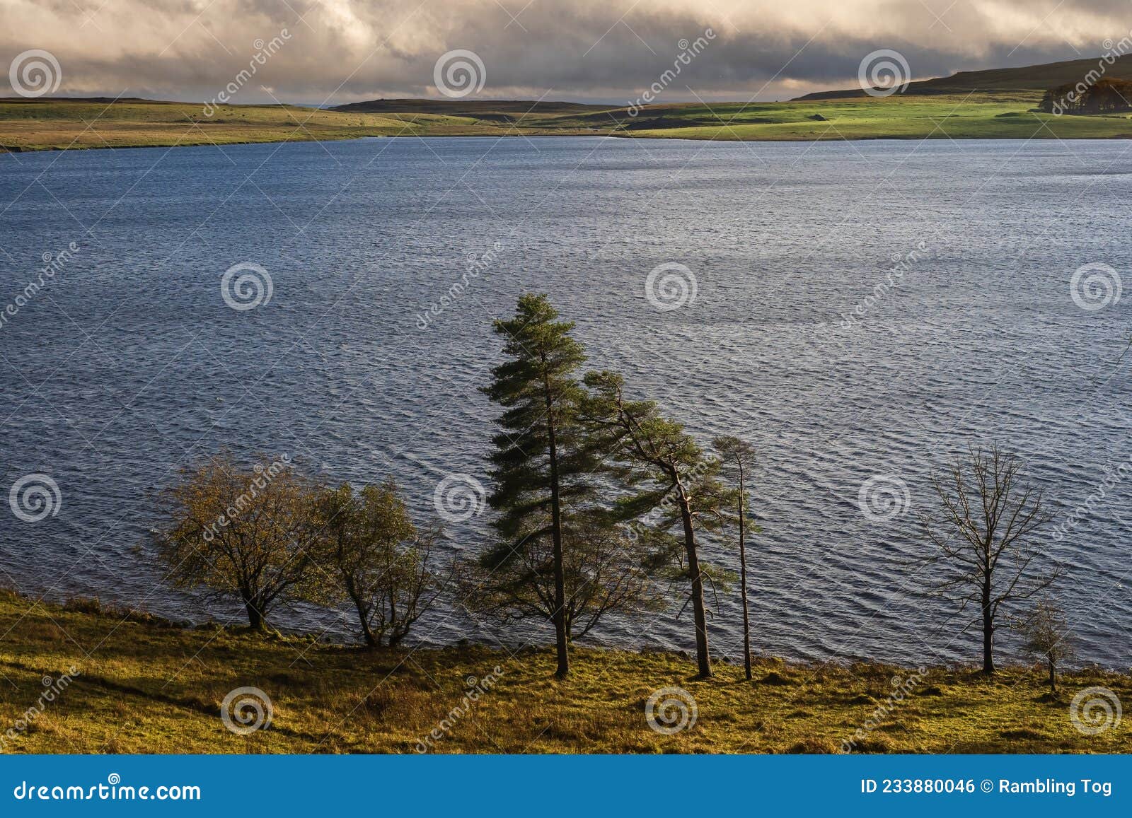 Malham Tarn is Surrounded by Spectacular Limestone Scenery Stock Photo ...