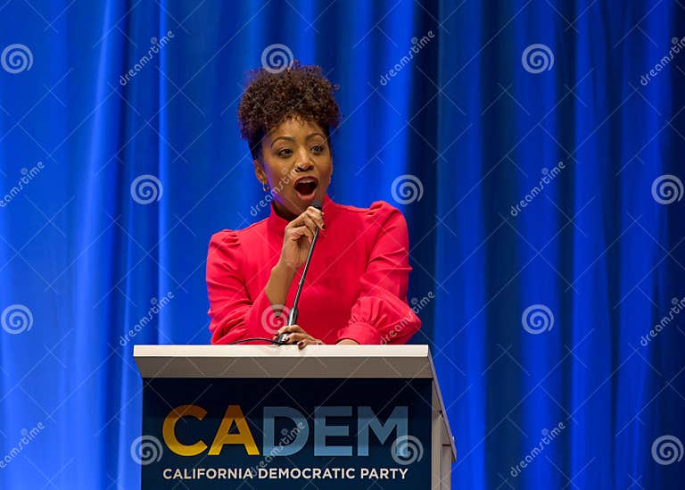 Malia Cohen Speaking at the CADEM Endorsing Convention in Sacramento