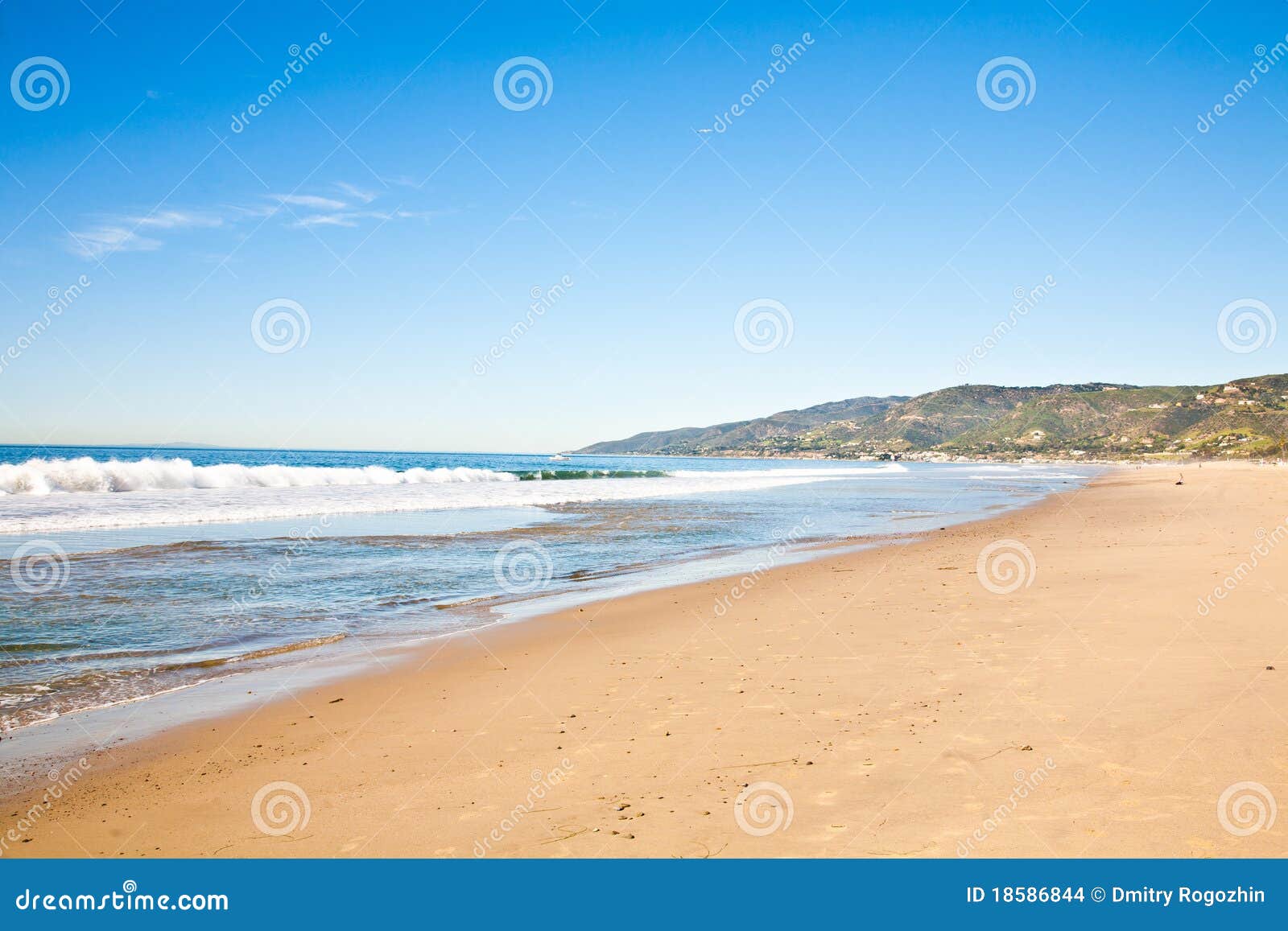 Malibu stock photo. Image of sand, mountain, travel, malibu 18586844