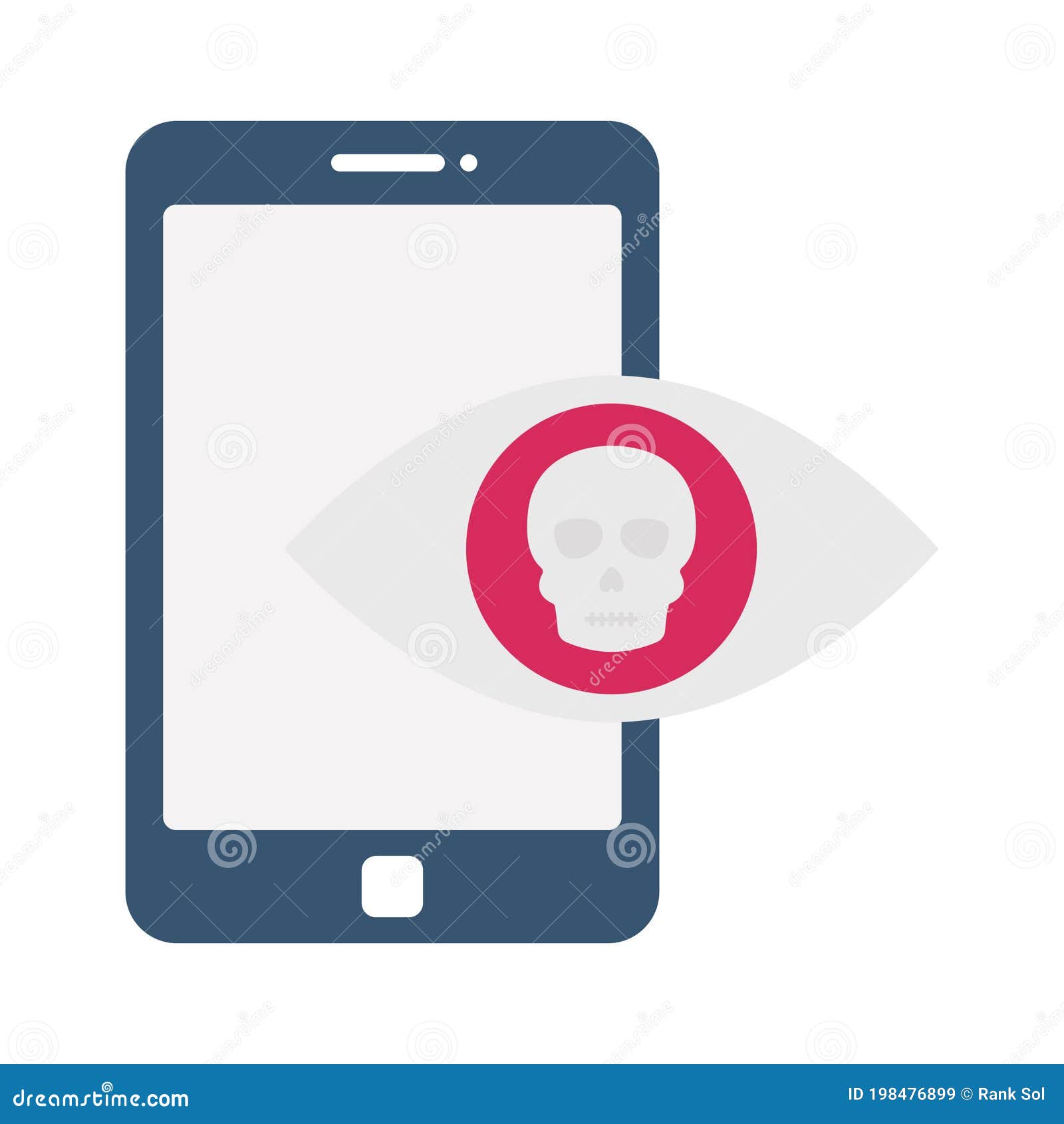 malicious app flat  icon which can easily modify or edit