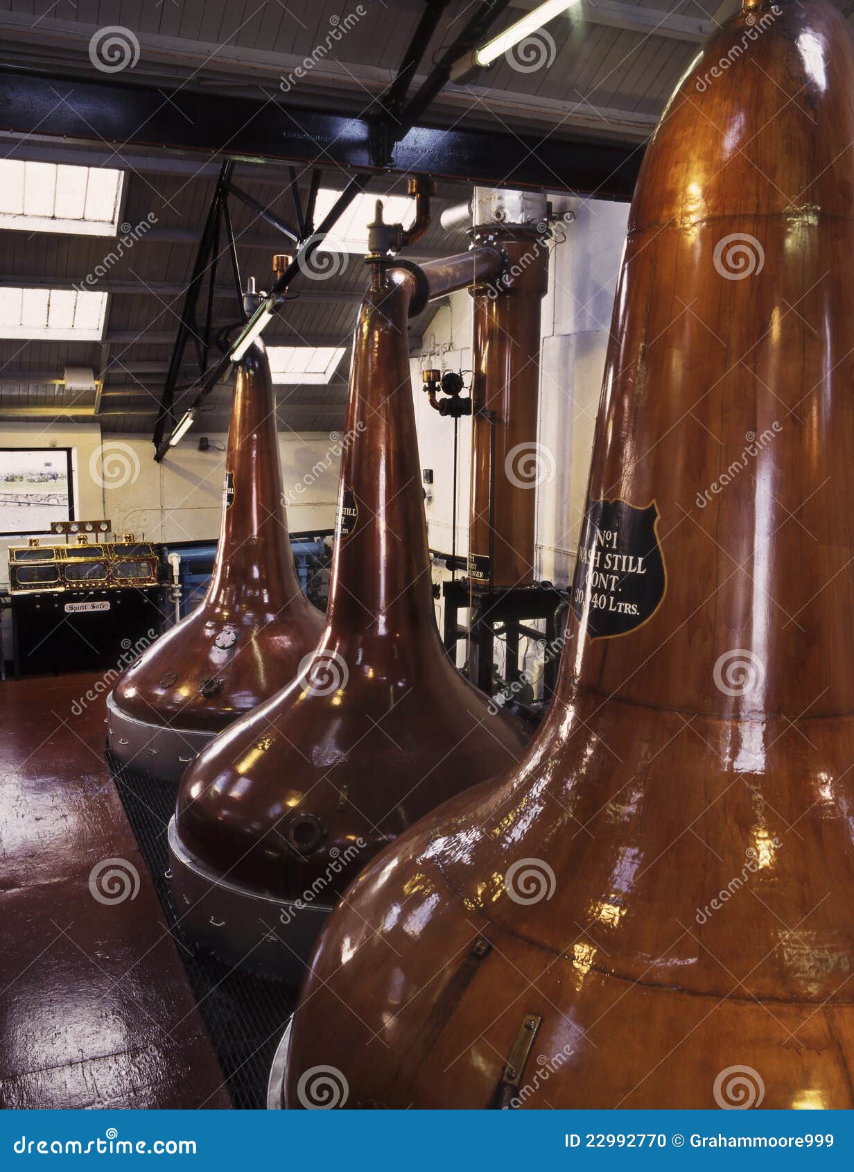 Malt whisky stills stock photo. Image of traditional 22992770