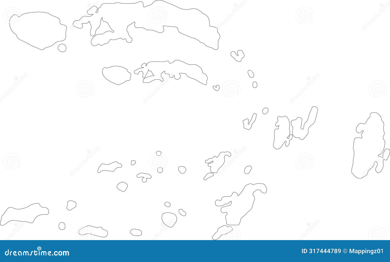 maluku indonesia outline map