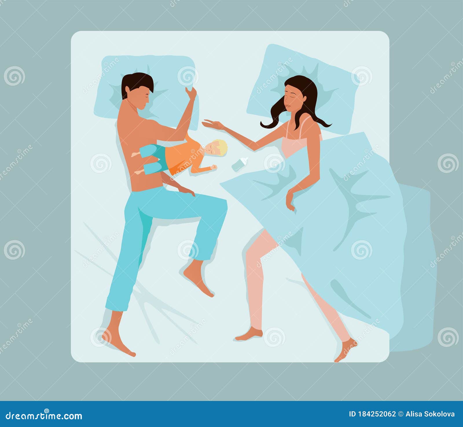 Mama Papa Y Su Hijo Estan Durmiendo Juntos En Una Cama Grande Ilustracion Del Vector Ilustracion De Historieta Madre Mama Papa Y Su Hijo Estan Durmiendo Juntos En Una Cama Grande Ilustracion Del Vector Ilustracion De Historieta Madre